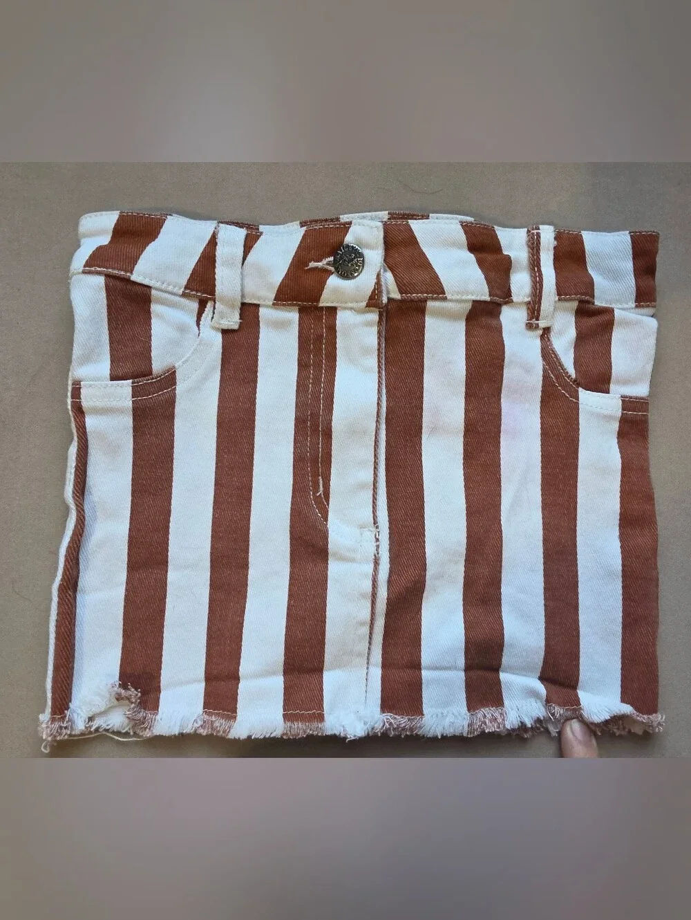 Striped Skirt 4T Baileys Blossoms